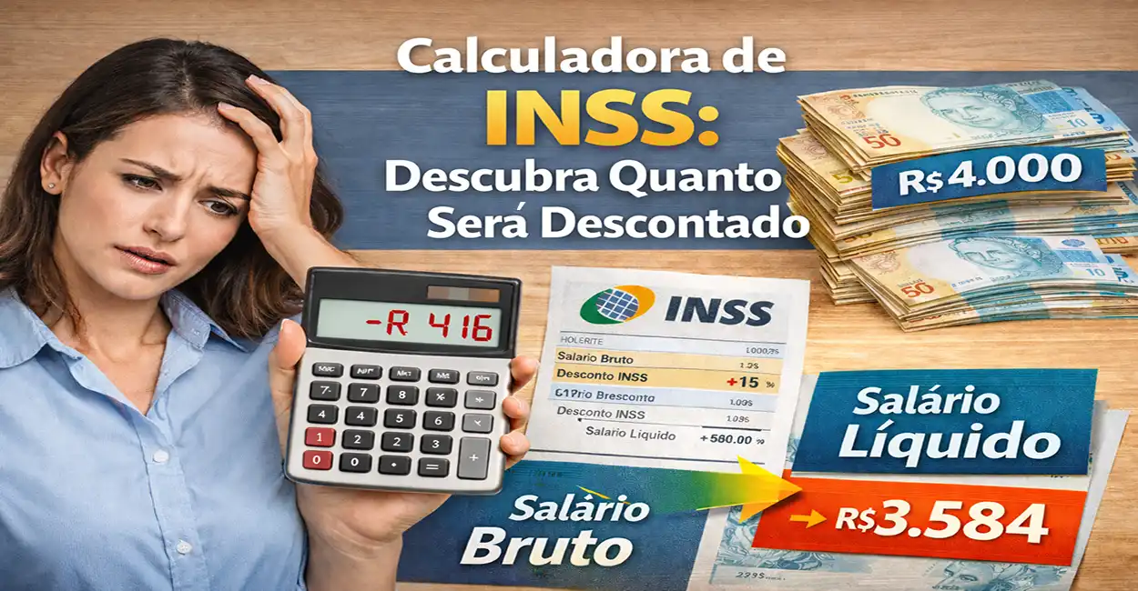 Calculadora de INSS - Calcule o desconto no seu salário