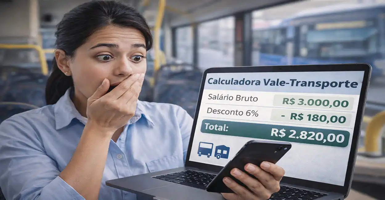 Calculadora de Vale-Transporte - Veja quanto será descontado